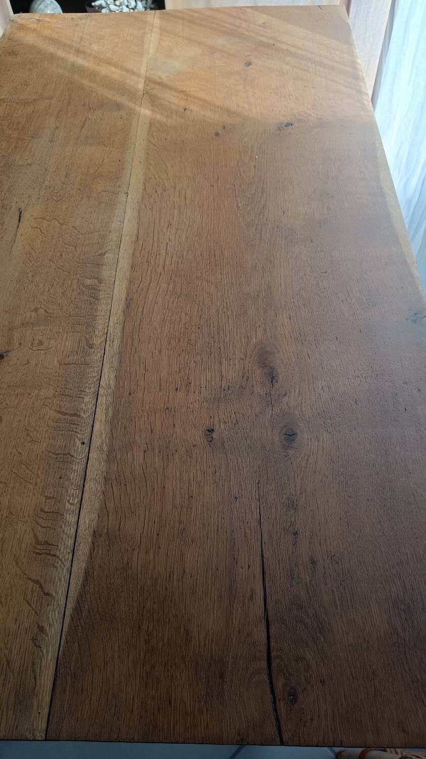 Table de ferme pieds tournés