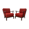 Paire de fauteuils 1960 Tchécoslovaquie