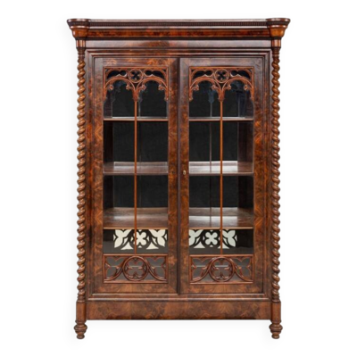 Vitrine Biedermeier, Europe occidentale, vers 1860