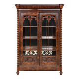 Biedermeier display case, Western Europe, ca. 1860.