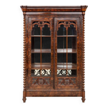 Vitrine Biedermeier, Europe occidentale, vers 1860