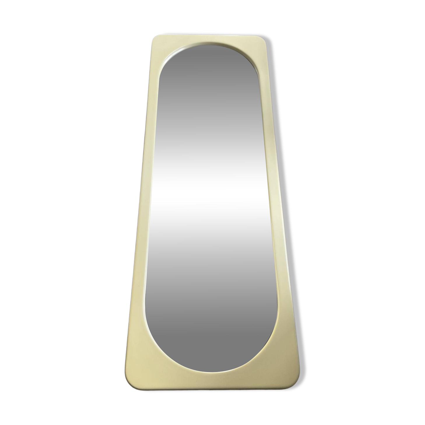 Large oblong mirror Space Age 1970s