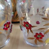 3 vases plaqués or