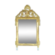 Miroir de style Louis XVI en bois et stuc doré XIXeme