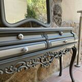 Console-miroir marbre baroque