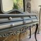 Baroque marble mirror console