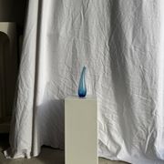 Blue soliflore vase H25 D7