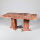 Sculptural marble table, France, 1980s