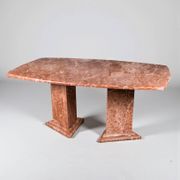 Table en marbre sculpturale, France, 1980s