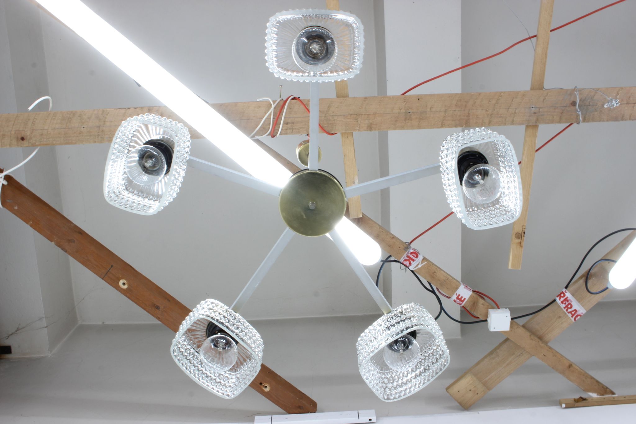 Chandelier by Kamenicky Senov,1970