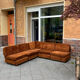 Vintage sofa from the 70s modular composed of 5 seats