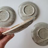 Set of 4 cups in sandstone and under cups
