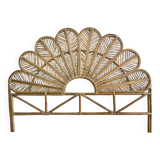 Wicker headboard