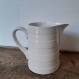 Old white pitcher - Boch la louvière