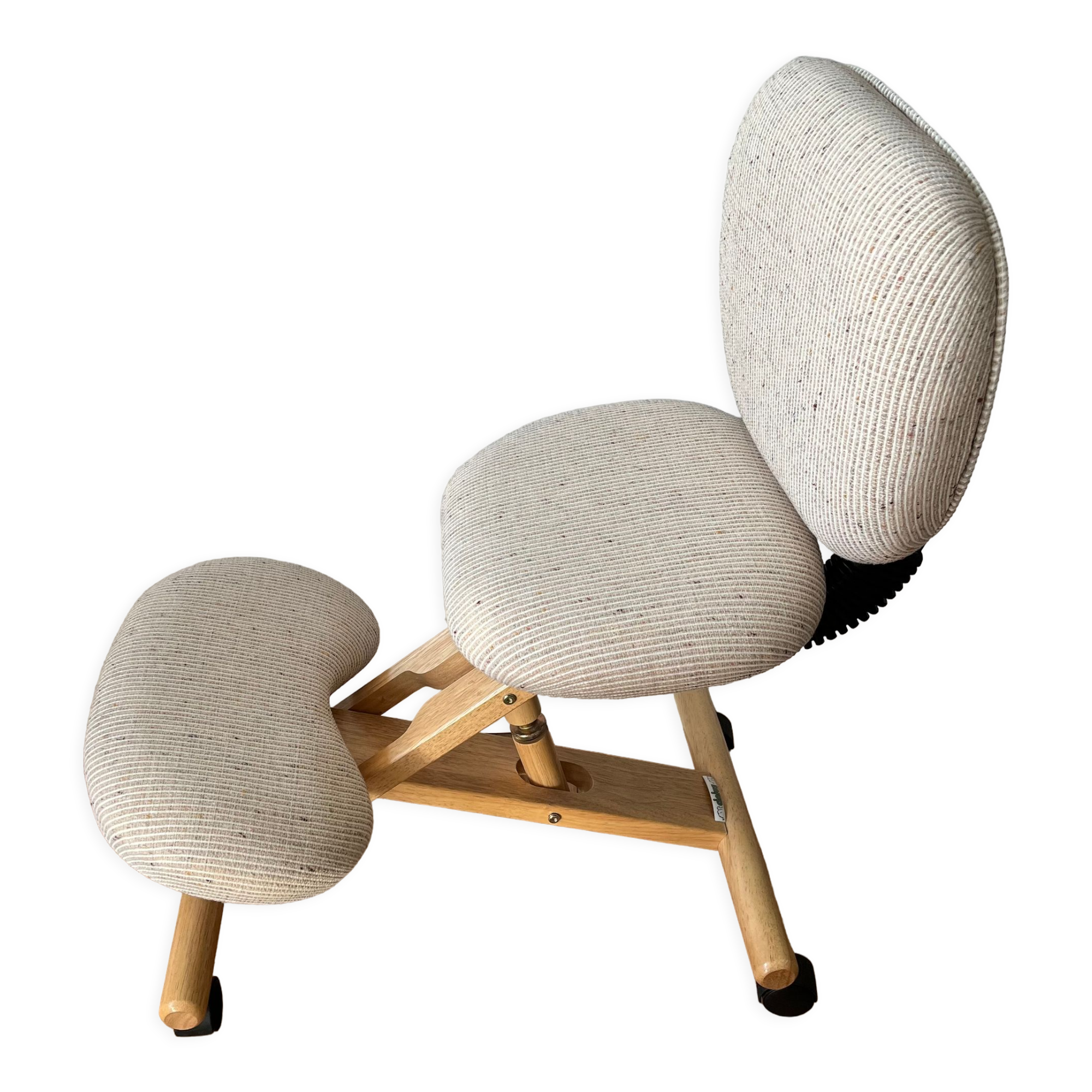 Cinius professional ergonomic kneeling chair with backrest