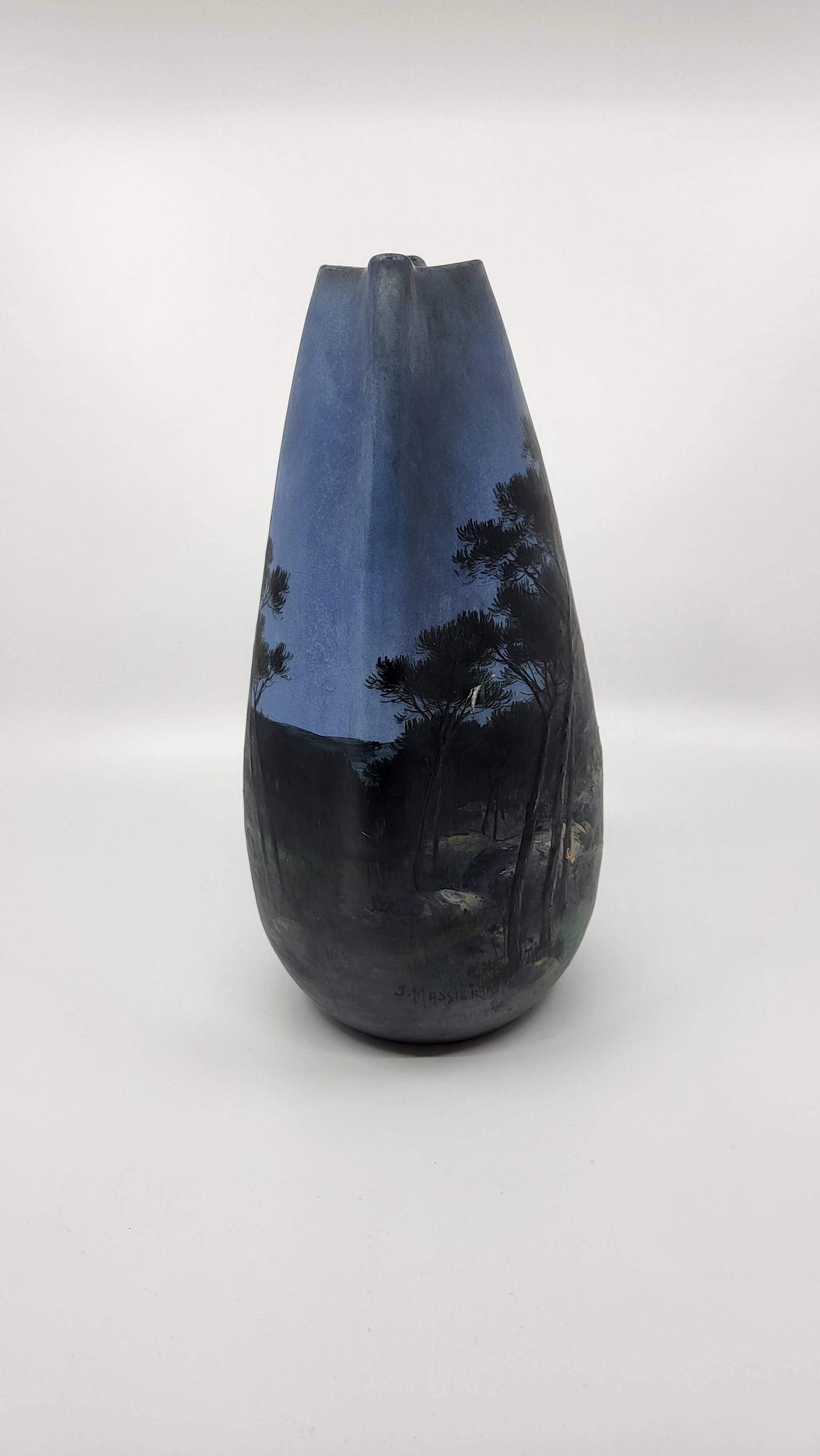 Vase by Jerome Massier, 1900
