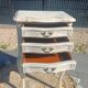 Louis XV bedside table with patina
