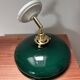 Green opaline wall light