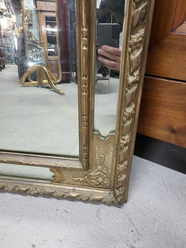 19th century gilded mirror ref. I