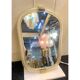 Impressive “Torciglione” Murano Glass Wall Mirror in Barovier Style