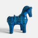 Sculpture de cheval Bitossi Rimini Blu par Aldo Londi, Italie, vers 1965