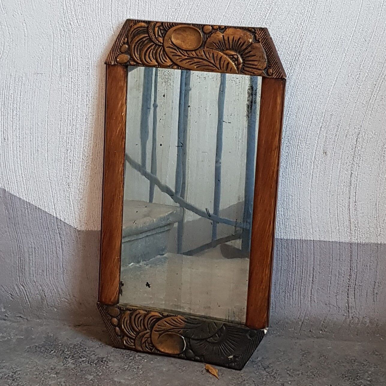 Mirror wooden frame 38x71cm