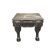 Antique English Victorian cast iron and copper Table, from around 1850