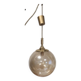 Smoked glass sphere suspension