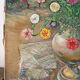 The cross bouquet, oil on canvas signed Maurice Bouillot 1947