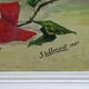 Oil painting on panel bouquet signed S. Lallement