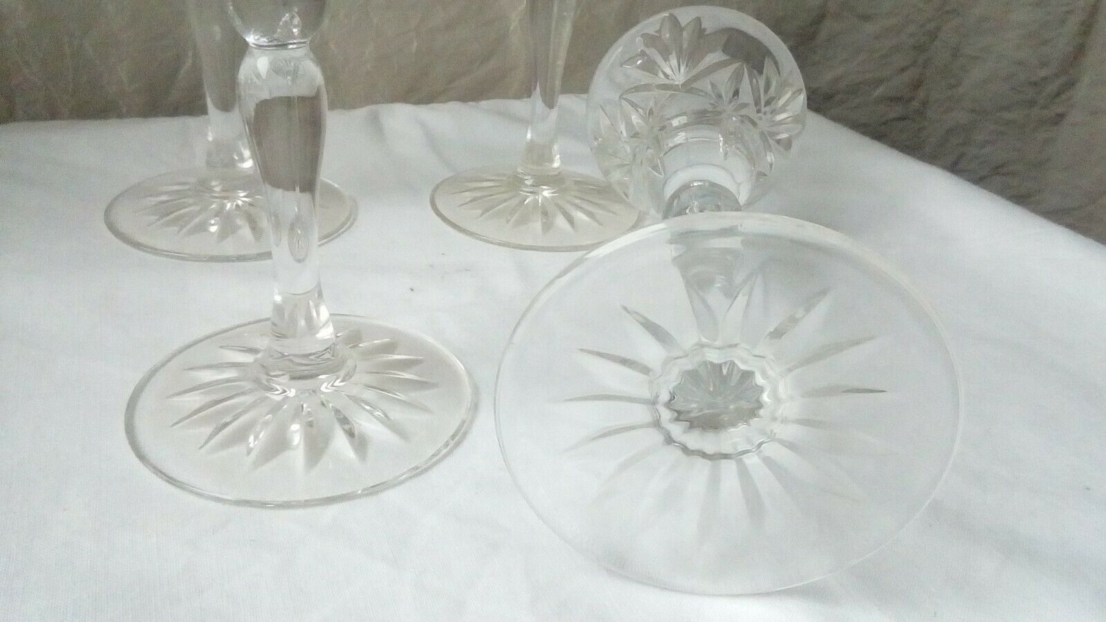 4 glass in crystal size thick roemer rhine east of france