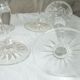 4 thick-cut crystal port glasses, Roemer Rhin, are from France.