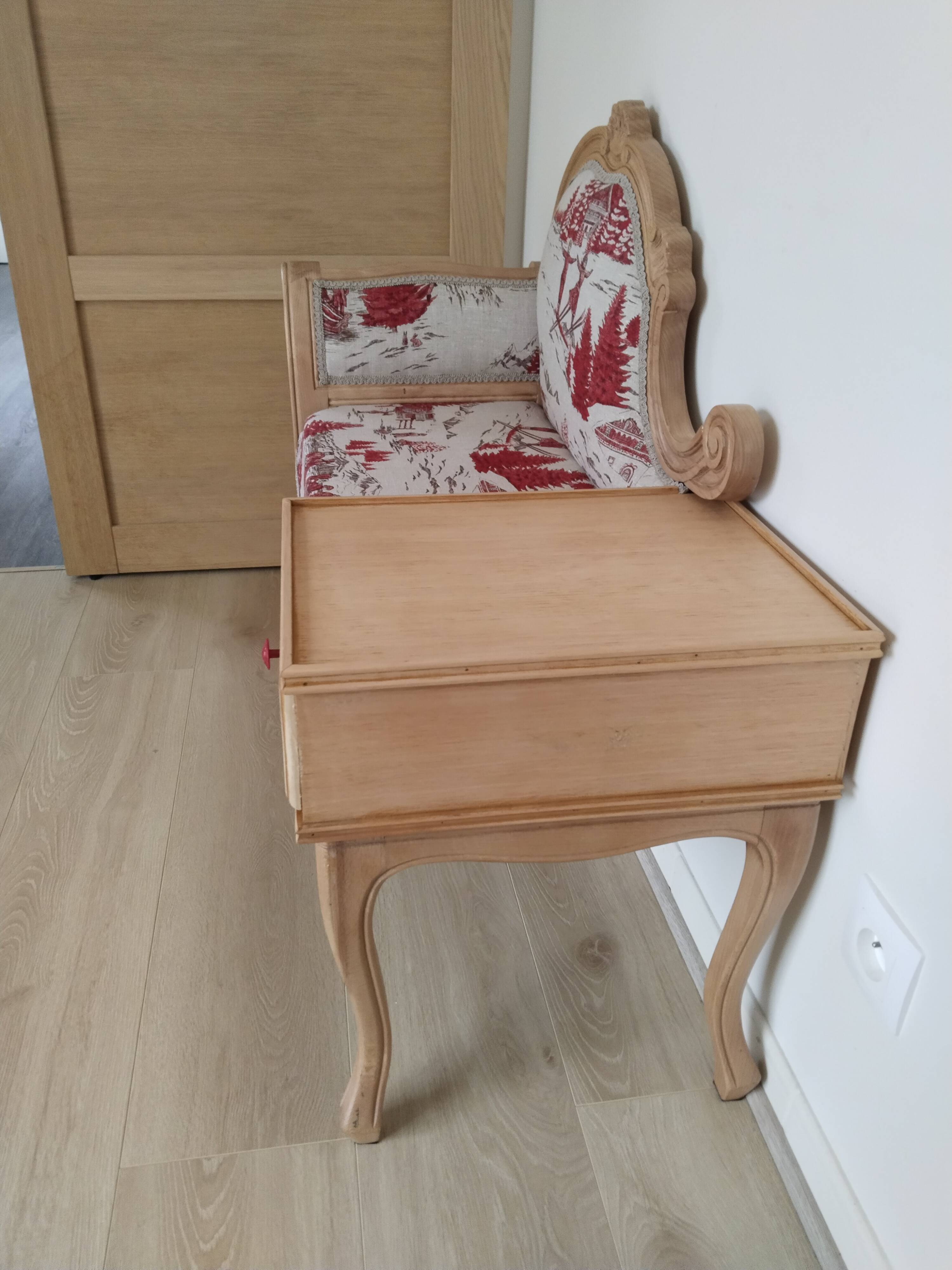 Telephone armchair bench