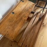 Bureau écolier double bois Delagrave