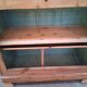 Cherry wood bookshelf