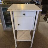 Metal bedside table