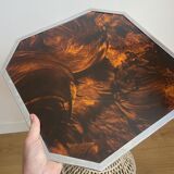 Lucite turtleshell-style tray circa 1970