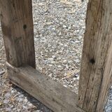 Old small 160 cm carpenter's workbench in solid oak