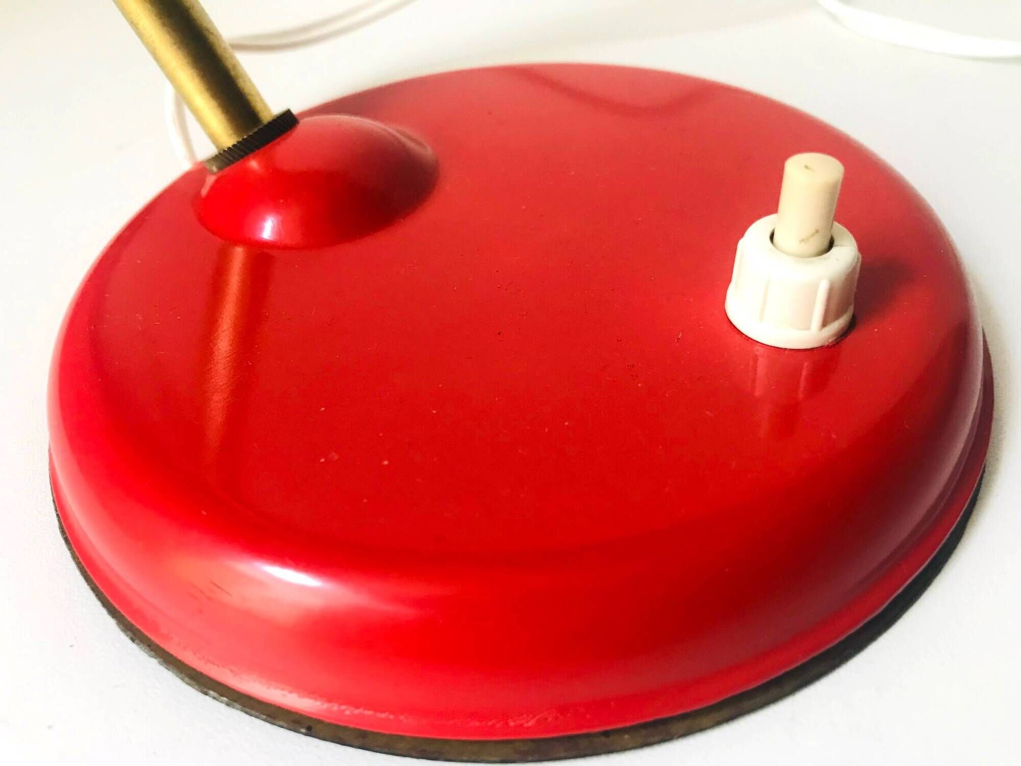 Lampe de Bureau Vintage • Diabolo • René Mathieu • Lunel • 1950