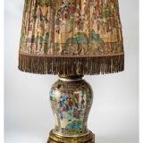 Very important Satsuma porcelain lamp