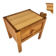 Lot de 2 tables de chevet en pin, années 1970