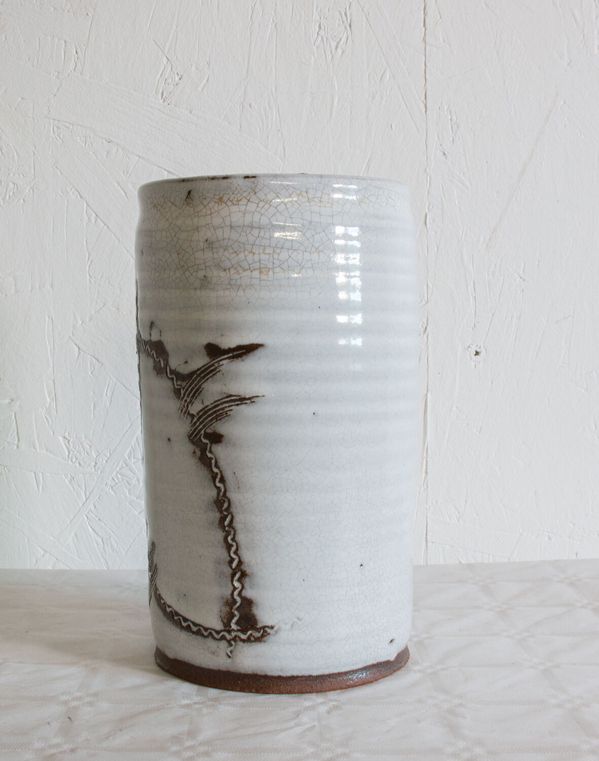 Vase with scarified decoration from Poulfetan's workshop