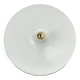 Rare white 52cm Disc Wall Light by Honsel, Germany 1970s
