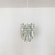 Austrian Ice Glass Chandelier by J.T. Kalmar