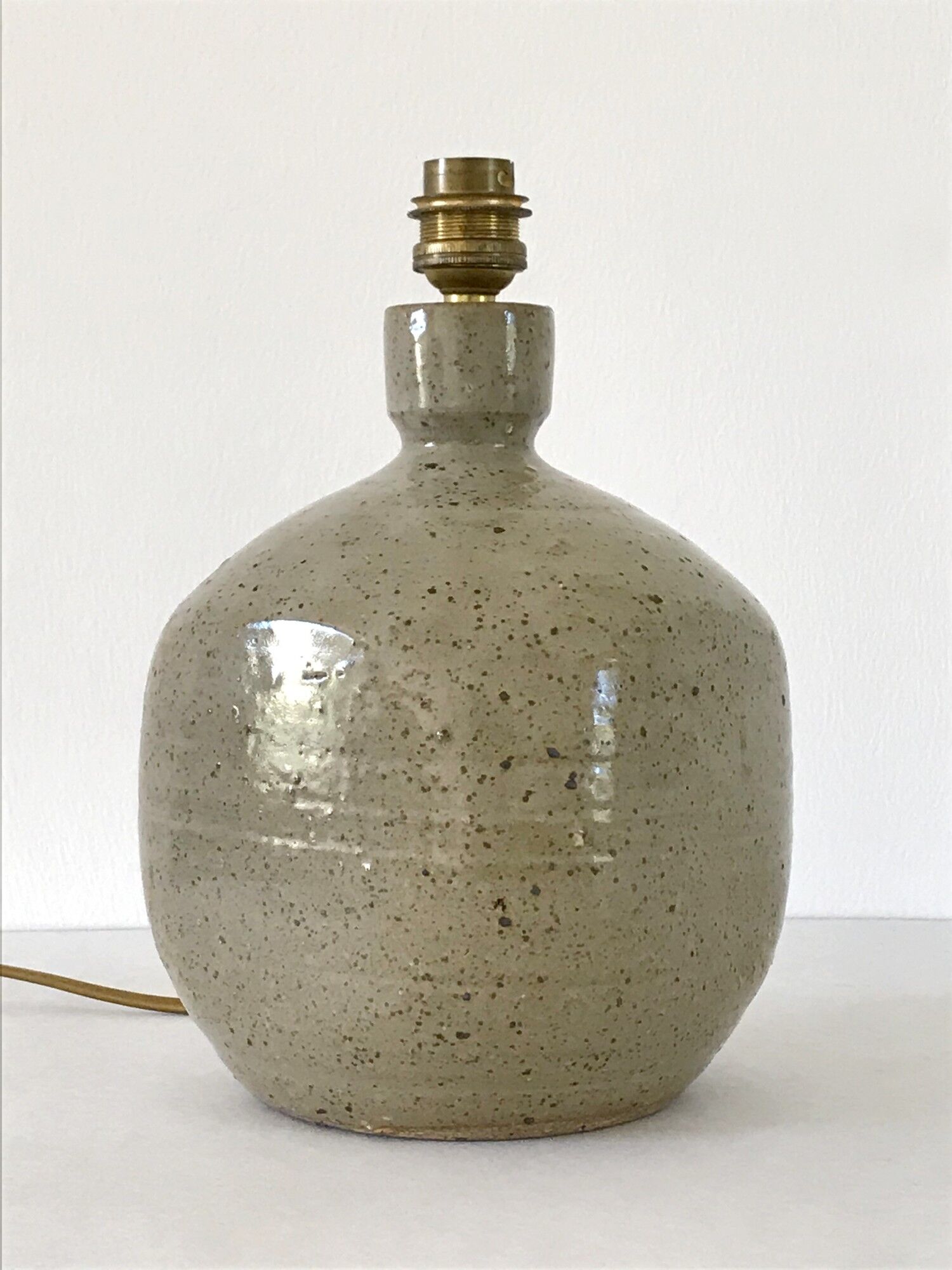 Vintage lamp in glazed stoneware 70s