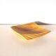 Vallauris yellow wood effect slip pocket emptier