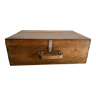Antique wooden suitcase
