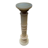 Illuminated alabaster column from the 1950s
