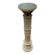 Colonne eclairée en albatre année 50