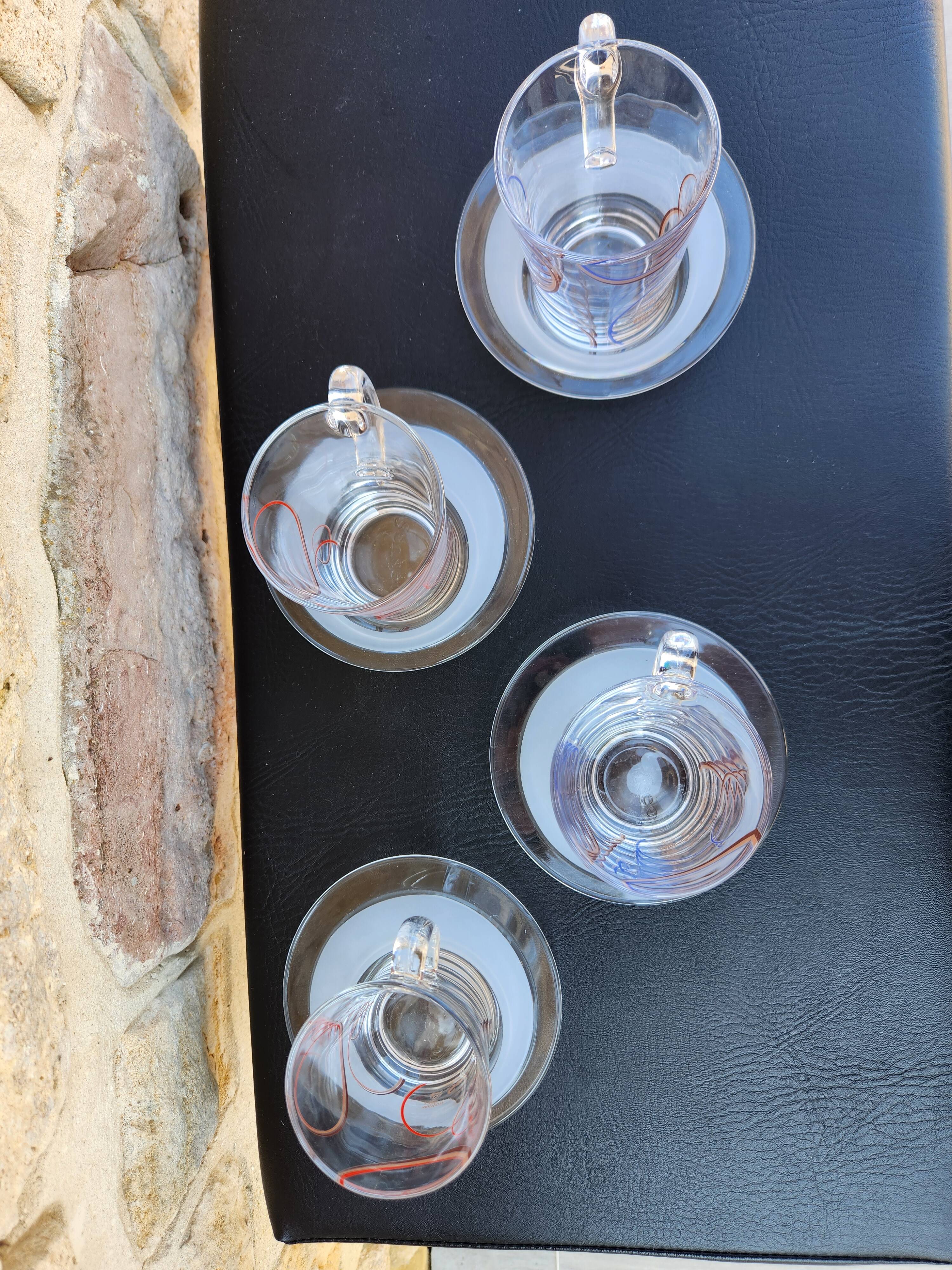 Set of 4 cups + saucers Senseo – Maison du Café – perfect condition